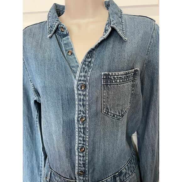 Universal Thread Denim Jumpsuit, Women's Size 2 - Picture 4 of 9